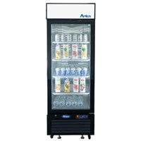 Atosa Upright Freezer/Merchandiser / One Door, Black Cabinet (19.3cuft) - Bottom Mount / Bottom Mount (1) Glass Door Freezer 19.39 cu ft -