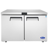 Atosa Undercounter Refrigerator - 48-in Wide/Two Door / 48'' Undercounter-Refrigerator