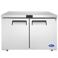 Atosa Undercounter Freezer - 48-in Wide/Two Door / 48'' Undercounter-Freezer