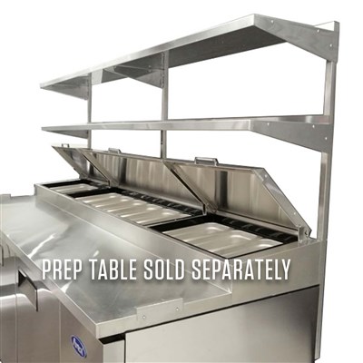 Double Overshelf for 93-inch Chef Bases (Alternate View 2)