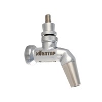 NUKATAP Forward Sealing Faucet - Stainless Steel / Intertap Chrome Draft Beer Faucet