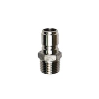 Stainless Steel Male Quick Disconnect to 1/2" NPT / 