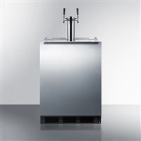 Summit 24" Wide Built-In Dual Tap Cold Brew Coffee Kegerator (ADA Compliant) / Summit 24" Wide Built-In Dual Tap Kegerator
