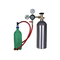 Soda Carbonating Kit - Taprite Regulator - 5 lb CO2 Tank / 