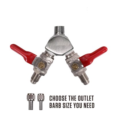WYE with 2 Check Valves (Alternate View 2)