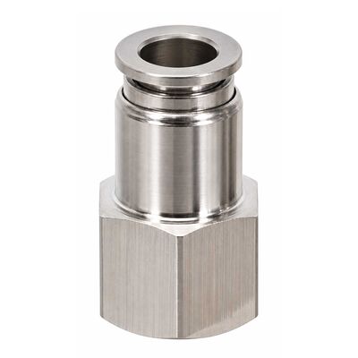 Stainless Steel Push-In Fitting - 8 mm (5/16 in.) x 1/4 in. Flare (Alternate View 1)