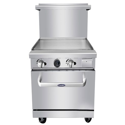 CookRite 24-in Wide Griddle w/ 20-in Wide Oven 2 Oven Racks (Casters Included) (Alternate View 4)