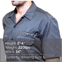 Keg Outlet Short Sleeve Work Shirt (Dickies) (Alternate View 4)
