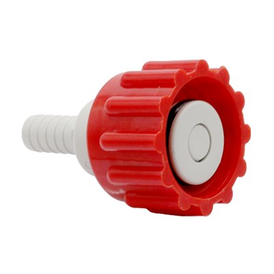 BIB Bag Connector - Screw On with Plastic Barb (COKE) (Alternate View 2)
