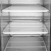 Atosa Upright Freezer w/ One Glass Door & Stainless Interior/Exterior - Bottom Mount (Alternate View 3)