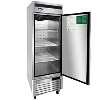 Atosa Upright Refrigerator / One Door, Right Hinged - Bottom Mount (Alternate View 3)