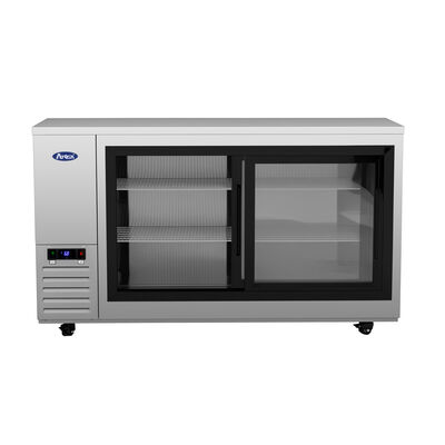 Atosa 69-inch Shallow Depth Sliding Glass Door Back Bar Cooler (S/S) (Alternate View 4)