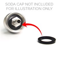 Soda Bottle Carbonating Cap Replacement Washer (Alternate View 2)