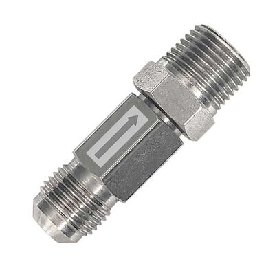 Check Valve - 304 Stainless - 3/8" MFL X MPT / Check Valve - 304 Stainless - 3/8" MFL X 3/8" MPT