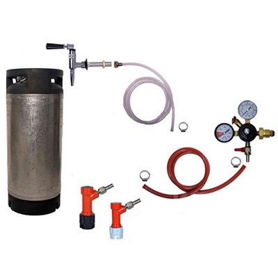 Refrigerator Keg Kit - Nitrogen Tap - PIN LOCK with Keg