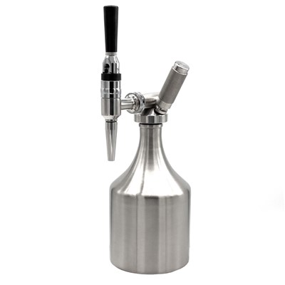 Nitro Beverage Maker Gooseneck Growler + Draft Faucet / Nitro Beverage Maker Gooseneck Growler