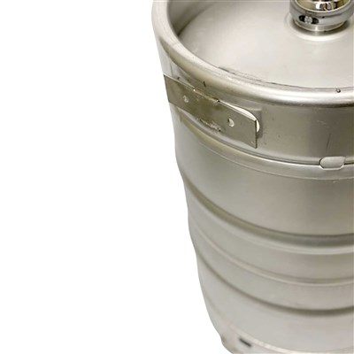 Keg Urinal w/ Flusher & Drain - 1/2 bbl Keg (Alternate View 3)