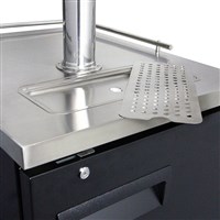 1 Faucet Commercial Grade Kombucha Kegerator (Black) (Alternate View 3)