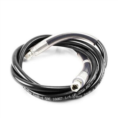 6' High Pressure Gas Hose - 1/4" MFLs (Alternate View 1)