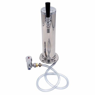 Standard Beer Tower with Hot/Cold Mixing Valve for Sink Installations (Alternate View 1)