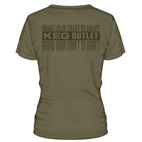 Bring Your Craft To Draft - Short Sleeve Military Green Shirt (Alternate View 1)
