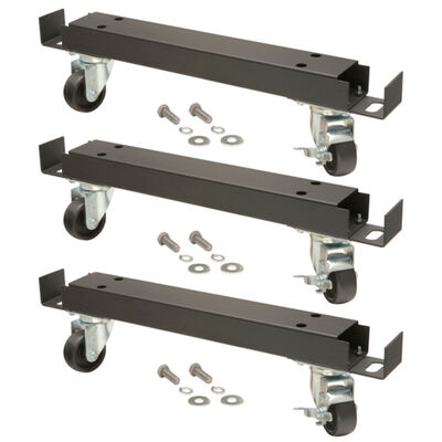 Pro-Line Series Channel Bar Caster Set - 3 Bars with 6 Heavy-Duty Casters (Alternate View 1)