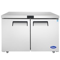 Atosa AUR48SD 48-In Undercounter Refrigerator, Two Door (Alternate View 1)