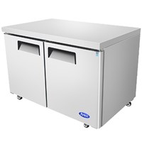 Atosa AUR48SD 48-In Undercounter Refrigerator, Two Door (Alternate View 4)