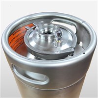 Tri-Clamp 1/6 bbl Sanke Keg w/ Removable Spear (Alternate View 3)