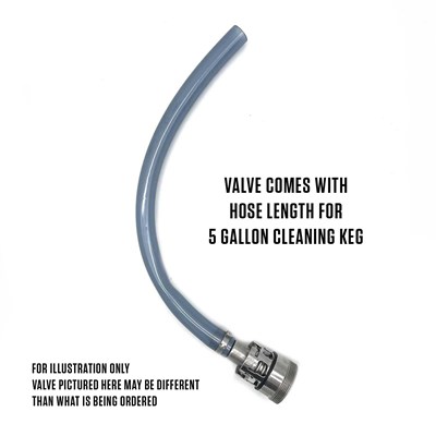 S Valve for Cleaning Keg (Alternate View 4)