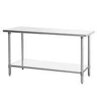 60-in Wide Stainless Steel Work Table w/ Legs (18 GA / 24-in Deep) (Alternate View 1)