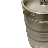 Keg Urinal w/ Flusher & Drain - 1/4 bbl Keg (Alternate View 3)