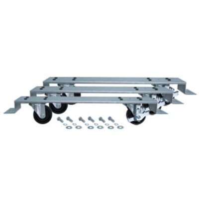 Pro-Line Low Profile Channel Bar Caster Set - 3 Bars with 6 Heavy-Duty Casters (Alternate View 1)