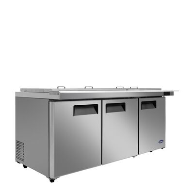 Atosa MSF8308GR-NTCV 72-Inch 3-Door Mega Top Sandwich Prep Table (Alternate View 3)