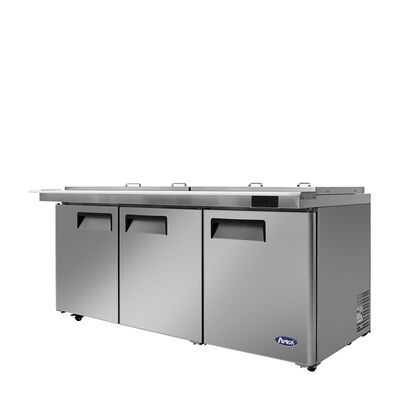Atosa MSF8308GR-NTCV 72-Inch 3-Door Mega Top Sandwich Prep Table (Alternate View 4)