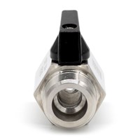 5/8" Beer Tap Shutoff - Ball Valve For Sanke Coupler (Stainless Steel) (Alternate View 3)