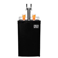 Kombucha Kegerator - 2 Faucet (Black) / 