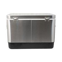 Komos™ Pro Stainless Steel Draft Jockey Box - 2 Faucet (Front Entry) (Alternate View 3)
