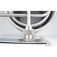 Komos™ Pro Stainless Steel Draft Jockey Box - 2 Faucet (Front Entry) (Alternate View 4)