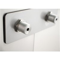 Komos™ Pro Stainless Steel Draft Jockey Box - 2 Faucet (Front Entry) (Alternate View 5)