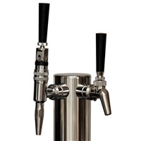 Nitro Coffee & Iced Coffee Dual Tap Commercial Grade Kegerator (Black/Ball Lock) (Alternate View 4)