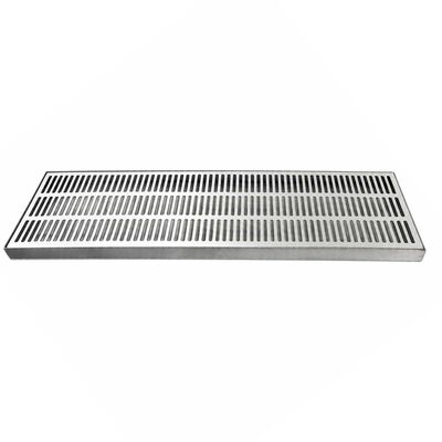 24"X7" Surface Mounted Drip Tray without Drain / 24"X7" Surface Mounted Drip Tray without Drain