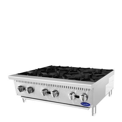CookRite 36-in Countertop 6 Burner Hotplate w/ 192,000 BTU (Alternate View 3)