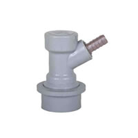 Ball Lock (Gas) Disconnect - 1/4" Barb (Alternate View 1)