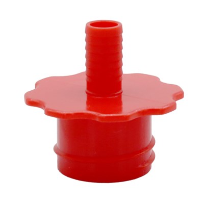 Cleaning Adapter for BIB - Screw On with Plastic Barb (COKE) (Alternate View 2)
