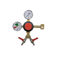 CO2 Beer Regulator - Dual Gauge - Dual Valve - Taprite / 