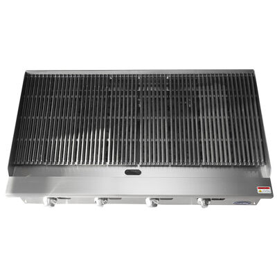 CookRite 48-in Countertop Char-rock Broiler w/ 140,000 BTU (Alternate View 3)