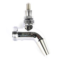 Intertap Forward Sealing Faucet - Stainless Steel / Intertap Stainless Steel Draft Beer Faucet