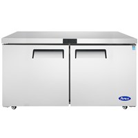 Atosa AUF60SD 60-Inch 2-Door Undercounter Freezer (Alternate View 1)