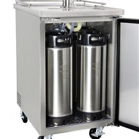 4 Faucet Commercial Grade Kombucha Kegerator (Black) (Alternate View 4)
